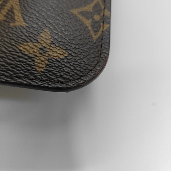 NEVERFULL MM Monogram Coated Canvas Brown