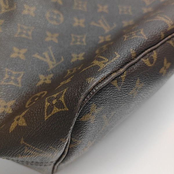 NEVERFULL MM Monogram Coated Canvas Brown