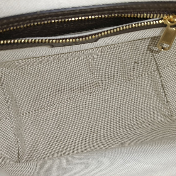 Ophidia Super Mini Monogram Coated Canvas Beige