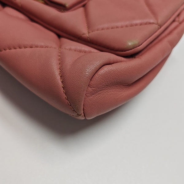Vara Quilted Calfskin Pink