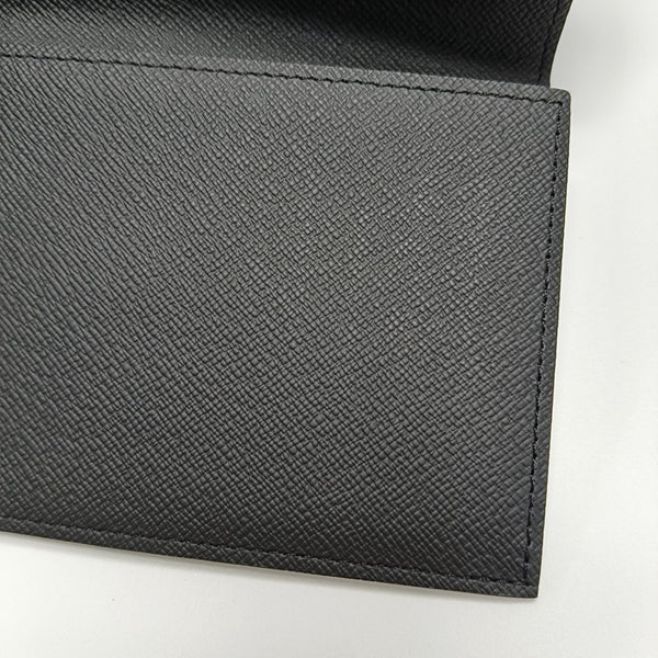 Monogram Coated Canvas Card Holder Gray