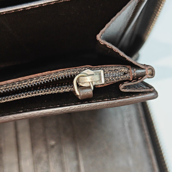 Leather Clutch Black