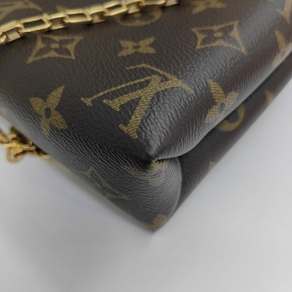 PALLAS BB Monogram Coated Canvas Brown