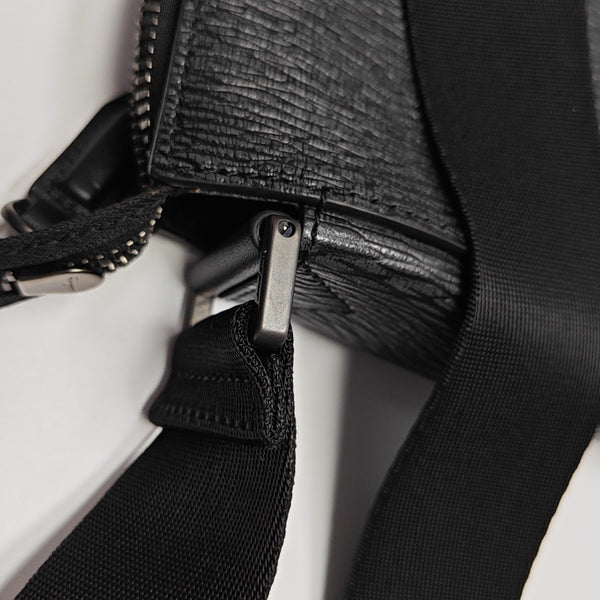 Calfskin Shoulder Bag Black