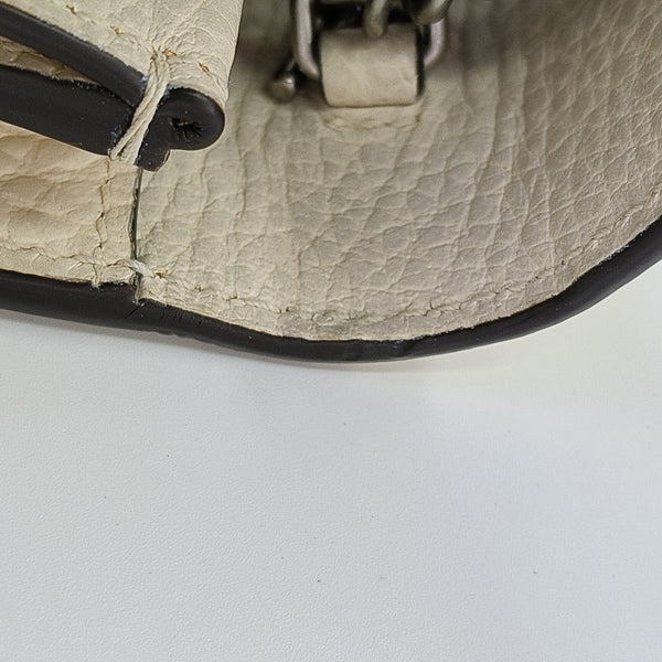 Dionysus Super Mini Calfskin White