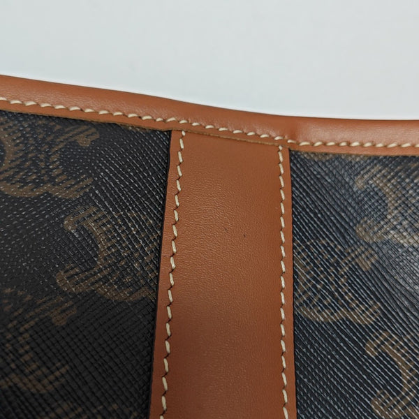 TRIOMPHE CANVAS Small Coated Canvas Brown