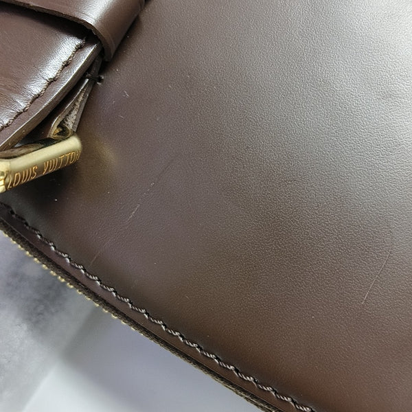 VERONA MM Damier Ebene Coated Canvas Brown