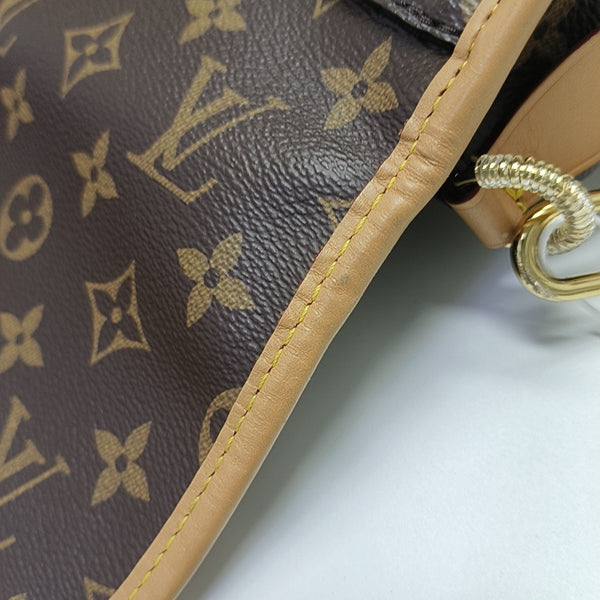 DIANE Monogram Coated Canvas Brown