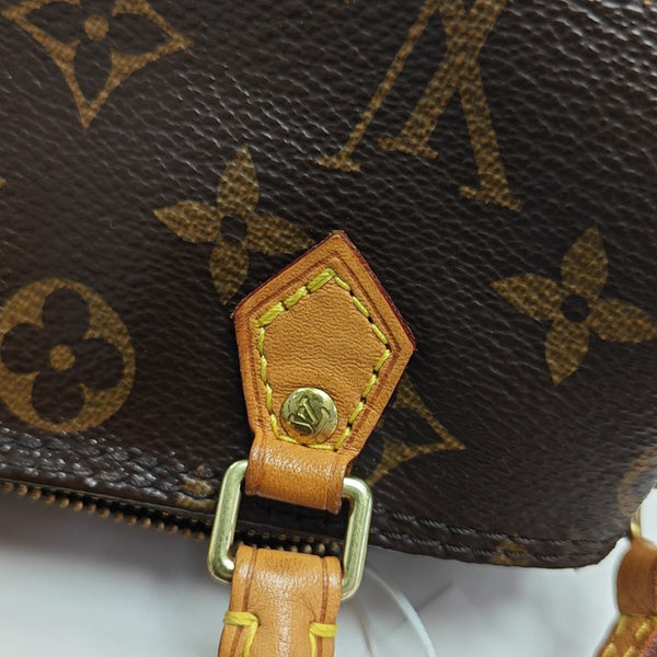 SPEEDY Nano Monogram Coated Canvas Brown