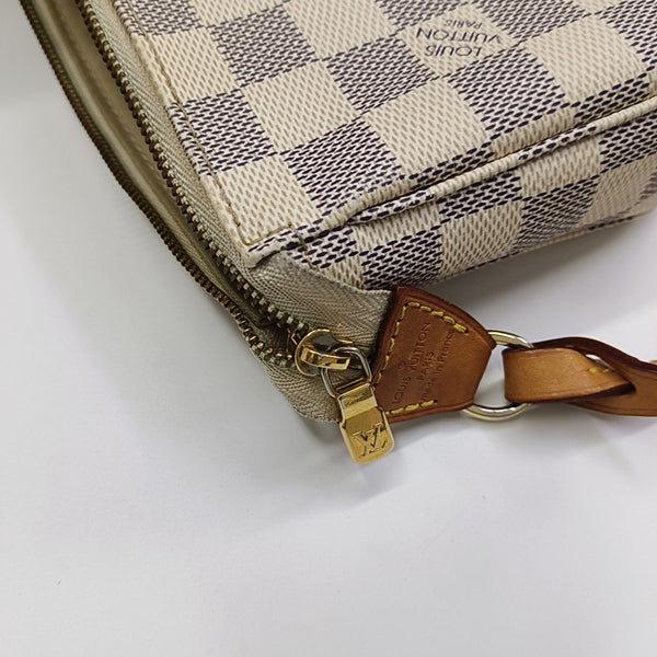 ACCESSOIRES GM Damier Azur Coated Canvas White