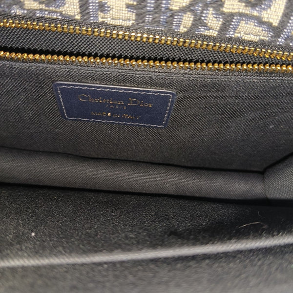 30 Montaigne Oblique Canvas Blue