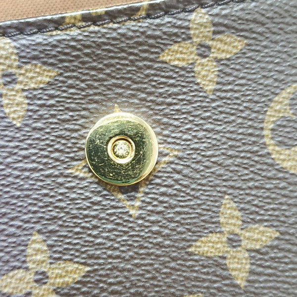 IVY Monogram Coated Canvas Brown