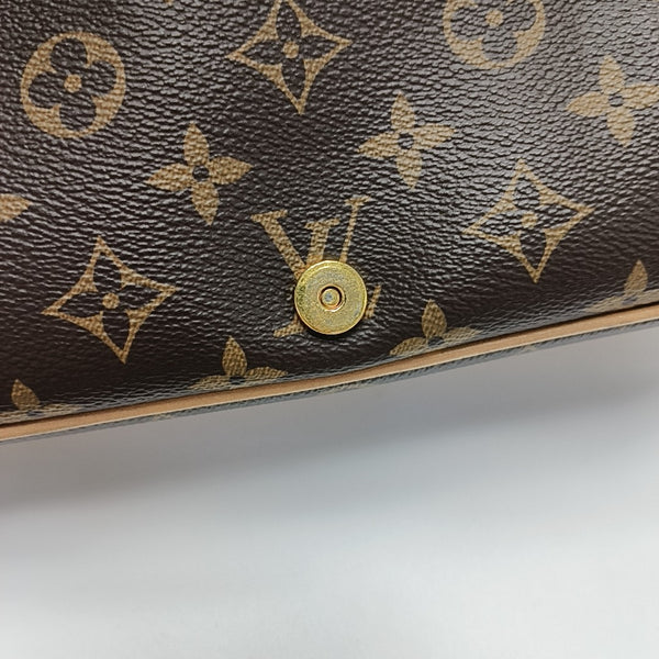 DIANE Monogram Coated Canvas Brown