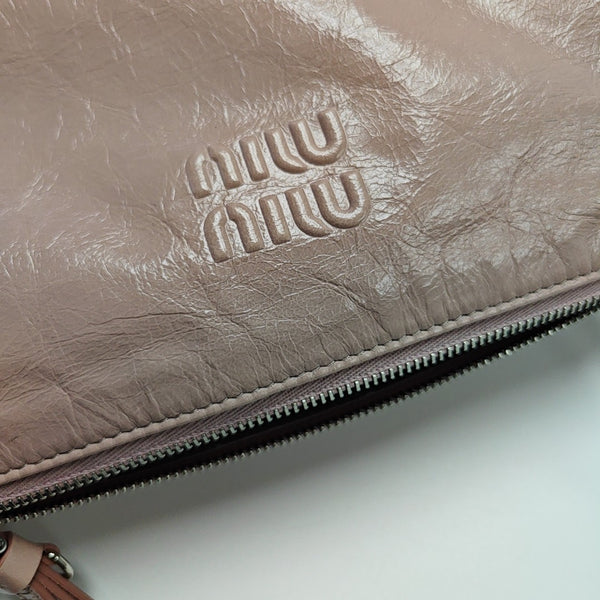 Calfskin Shoulder Bag Pink