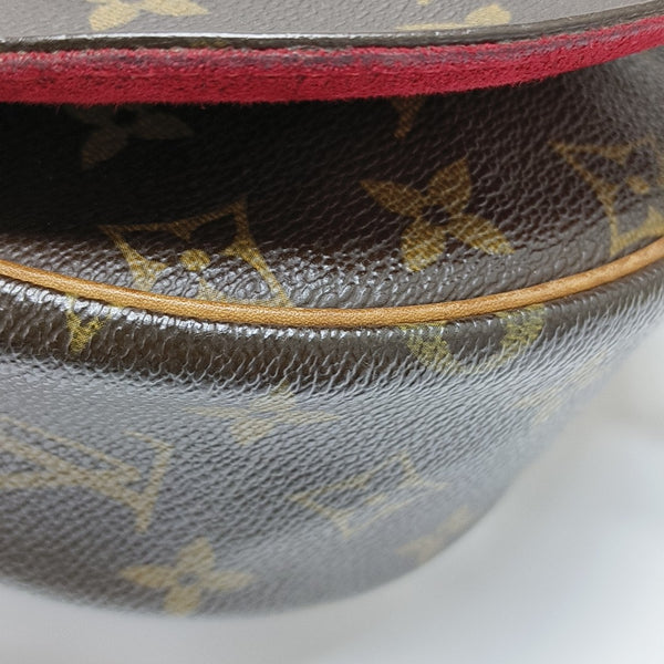 TAMBOURINE Monogram Coated Canvas Brown