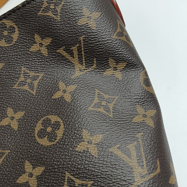 ALL IN Monogram Coated Canvas Brown