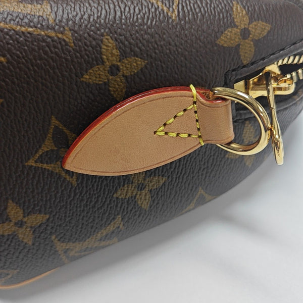 SPEEDY 20 Monogram Coated Canvas Brown