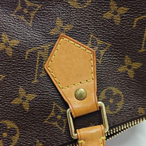 SPEEDY 30 Monogram Coated Canvas Brown