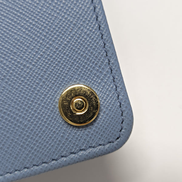 Calfskin Shoulder Bag Blue