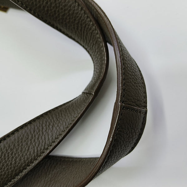 Calfskin Top Handle Bag Gray