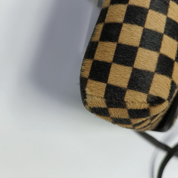 GAZELLE Damier Ebene Horsehair Brown