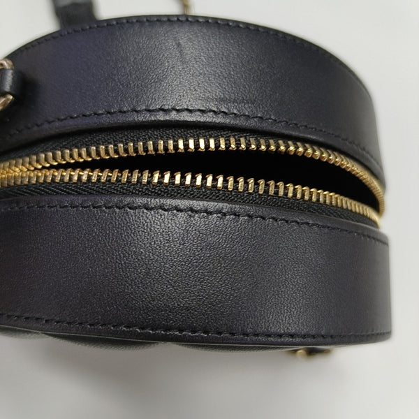 Quilted Lambskin Crossbody Bag Black