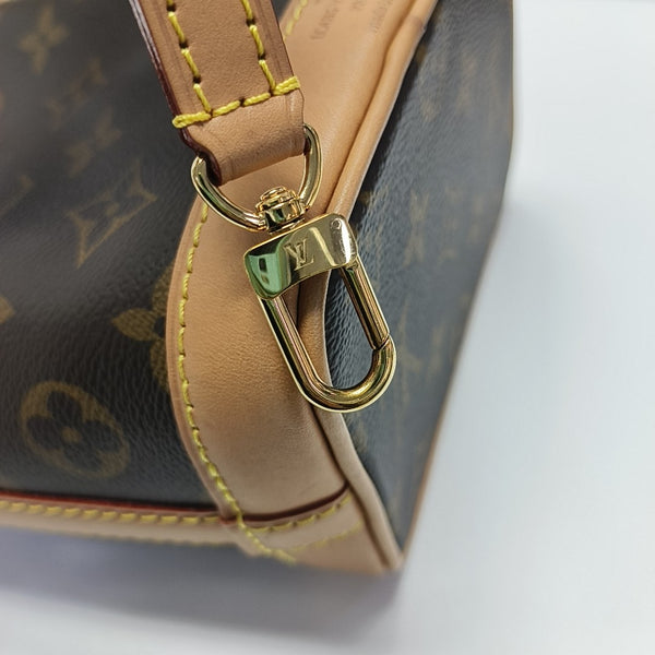 NOÉ Nano Monogram Coated Canvas Brown