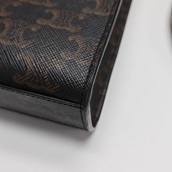 CABAS CELINE Mini Coated Canvas Brown