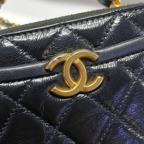 Quilted Lambskin Black