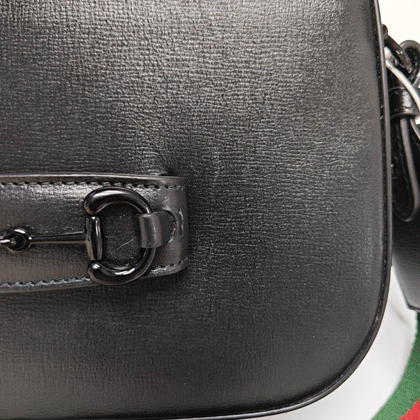Horsebit 1955 Small Calfskin Black