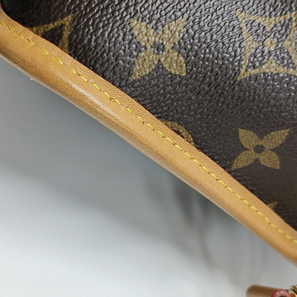 DIANE Monogram Coated Canvas Brown