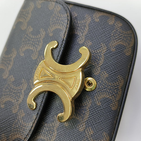 TRIOMPHE Mini Coated Canvas Black