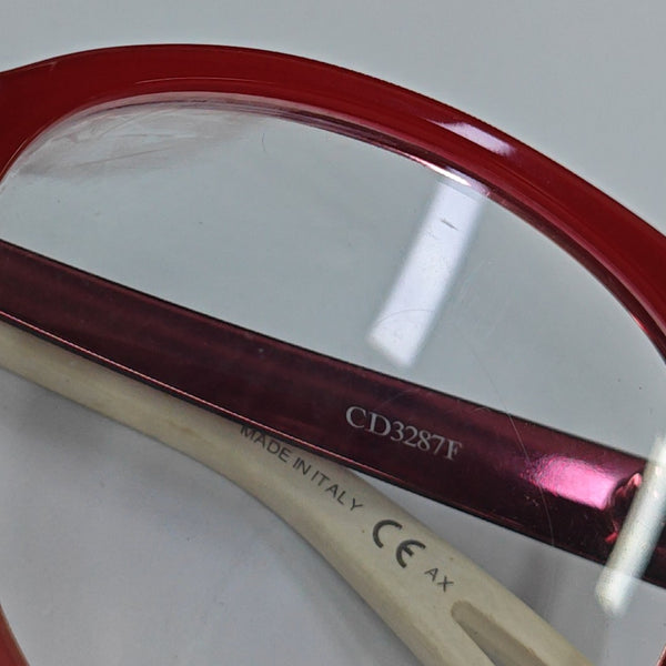 Gafas sintéticas rojas