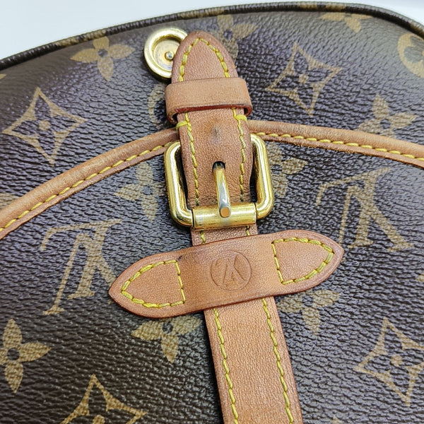 SAUMUR BB Monogram Coated Canvas Brown
