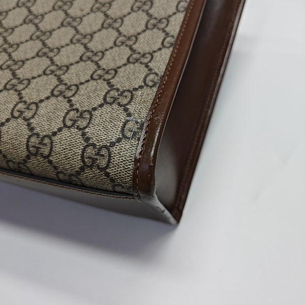 Retro Small Monogram Coated Canvas Brown