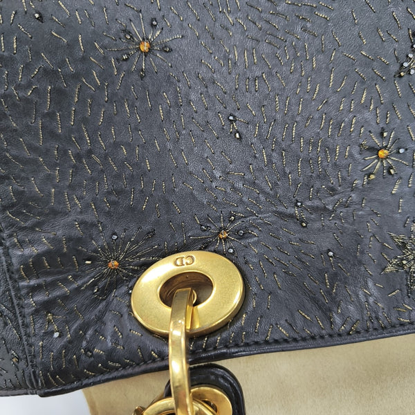 Lady Dior Medium Lambskin Black