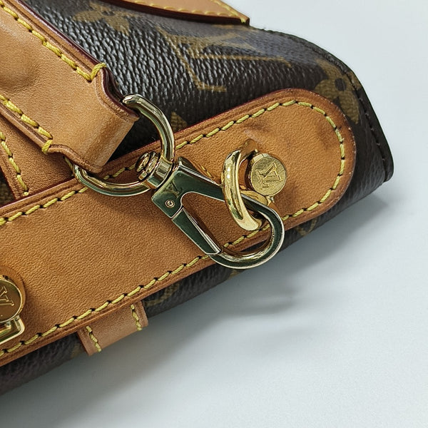 DUFFLE Monogram Coated Canvas Brown