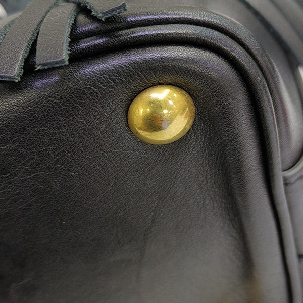 Calfskin Shoulder Bag Black