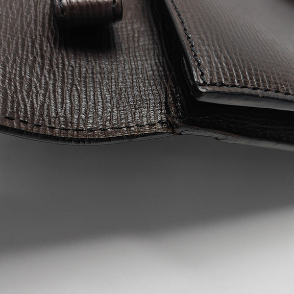 Calfskin Clutch Brown