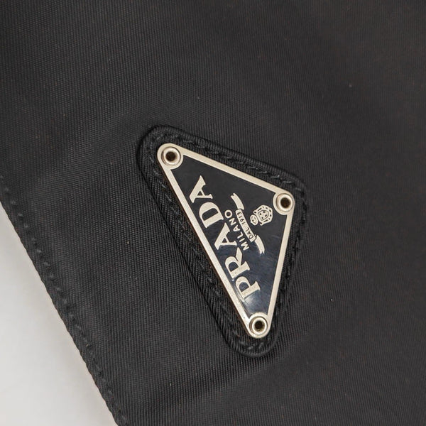 Nylon Top Handle Bag Black