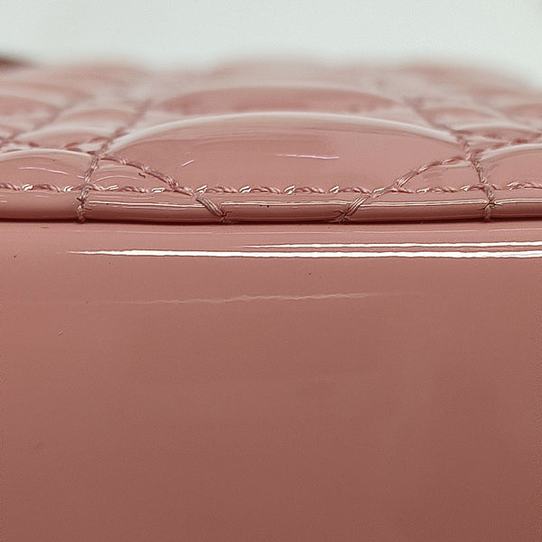 Lady Dior Small Cannage Patent Leather Red