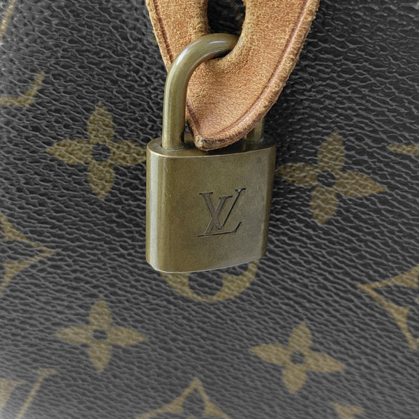 SPEEDY 30 Monogram Coated Canvas Brown