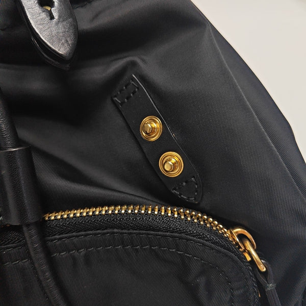 The Rucksack Nylon Black