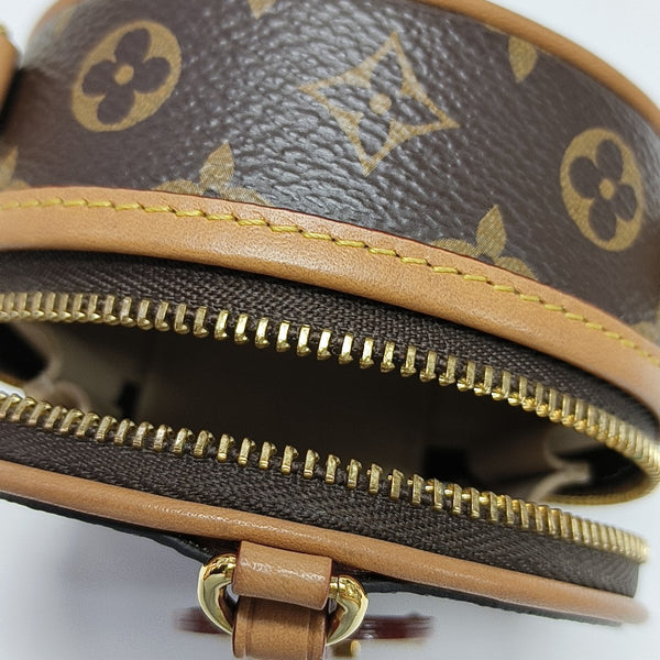 BOITE CHAPEAU Monogram Coated Canvas Brown