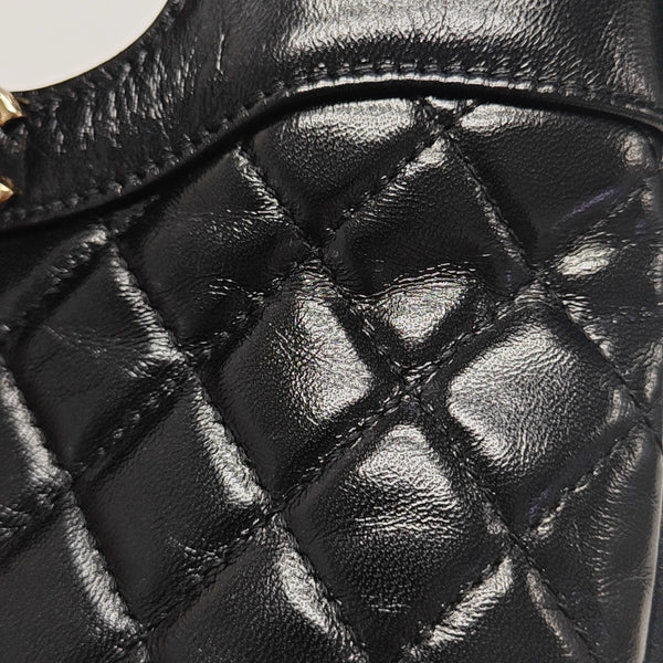 CHANEL 31 Mini Quilted Lambskin Black