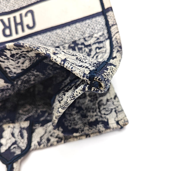 Book Tote Large Fabric Blue
