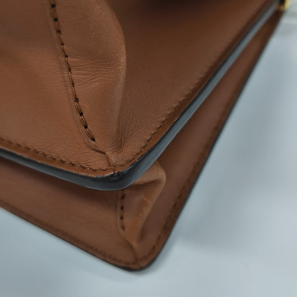 DAUPHINE MM Monogram Coated Canvas Brown