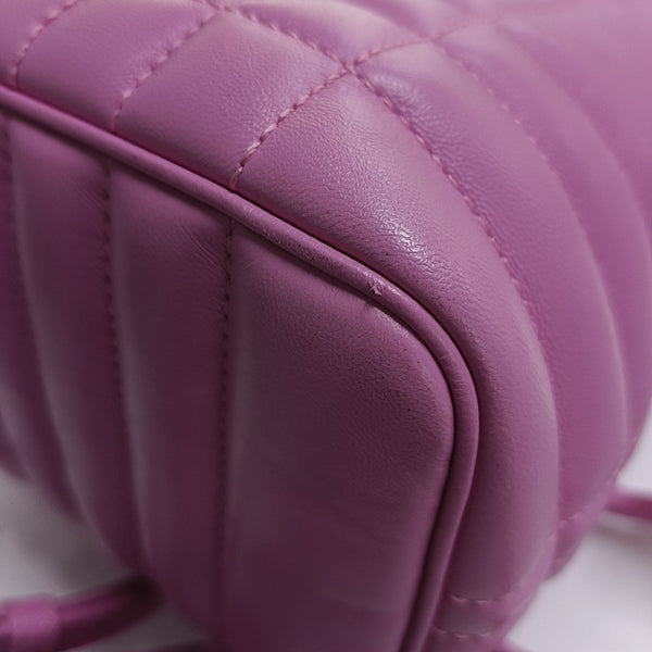 Lola Mini Quilted Lambskin Pink