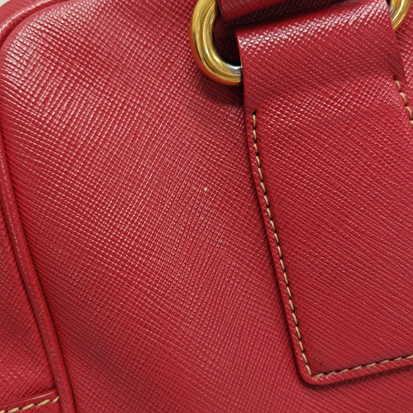 Suitcase Saffiano Calfskin Red