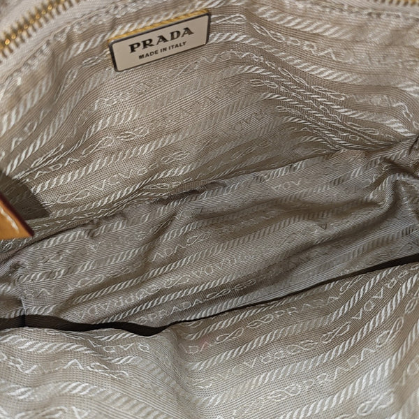 Canvas Top Handle Bag Brown